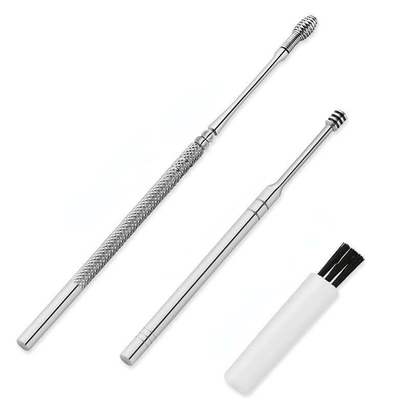6pcs Stainless Steel Earwax Removal Tool Set with Case