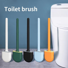 Detachable Rubber Toilet Brush - Easy Cleaning
