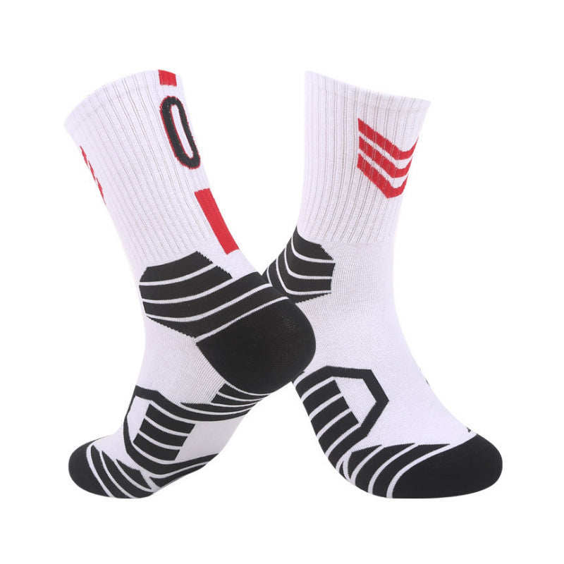 Outdoor Basketball Socks Moisture Wicking Crew Socks