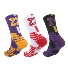 Outdoor Basketball Socks Moisture Wicking Crew Socks