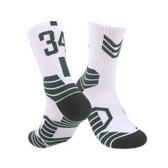 Outdoor Basketball Socks Moisture Wicking Crew Socks