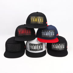 Letters Flat Brim Baseball Cap Men's Street Hip Hop Sun Hat