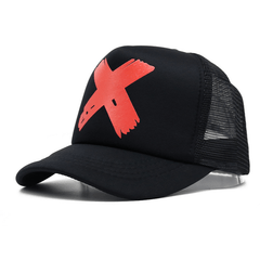 Baseball Cap Women Cap Hip Hop Snapback Hats For Men X Print Mesh Caps