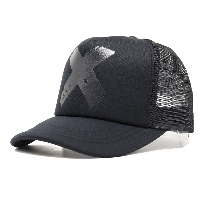 Baseball Cap Women Cap Hip Hop Snapback Hats For Men X Print Mesh Caps