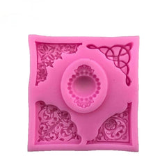 1pc Silicone Baking Mold Lace Embossing DIY Fondant Cake Mold