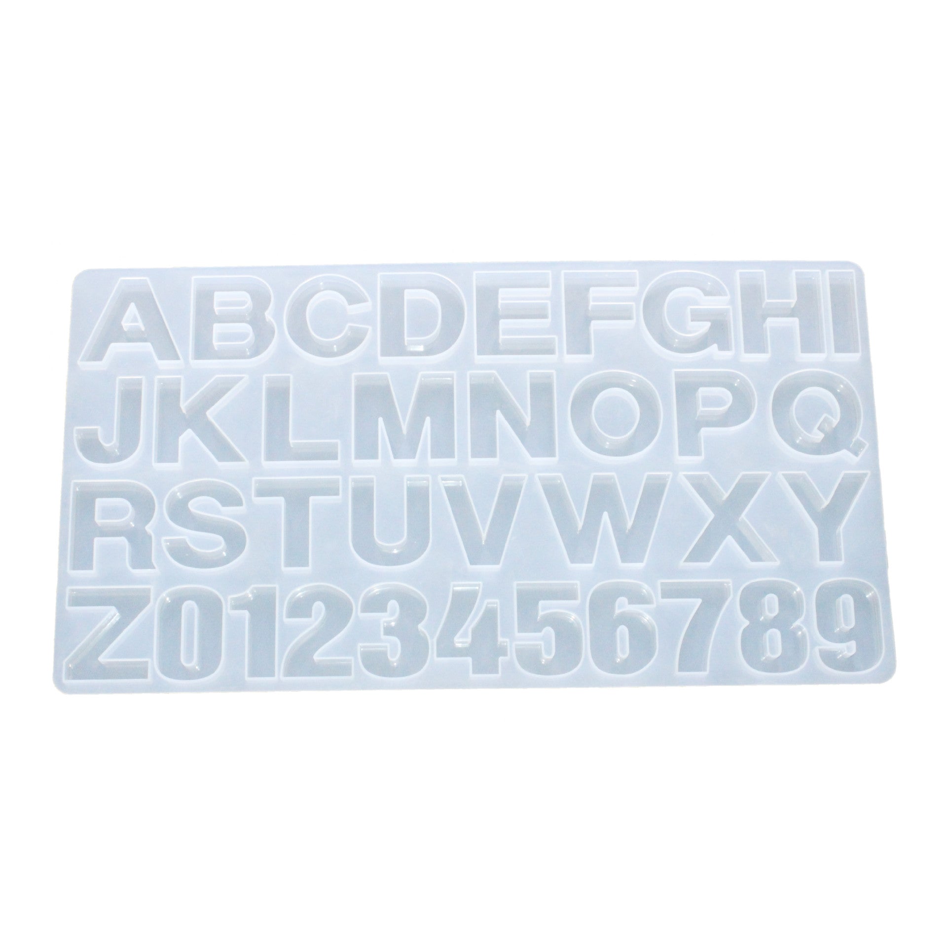 1Pcs Alphabet Resin Molds Mixed Style Silicone Casting For DIY Jewelry