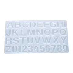 1Pcs Alphabet Resin Molds Mixed Style Silicone Casting For DIY Jewelry