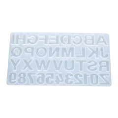1Pcs Alphabet Resin Molds Mixed Style Silicone Casting For DIY Jewelry