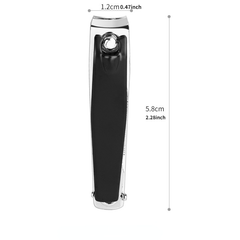 Carbon Steel Nail Scissors with File - Home Manicure Pedicure
