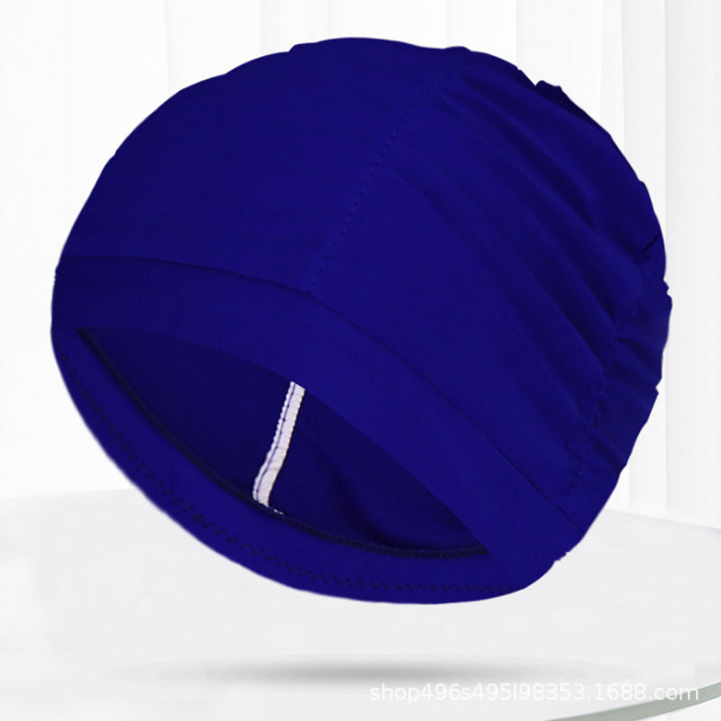 Flowers Printed High Elastic Swimming Cap for Men & Women