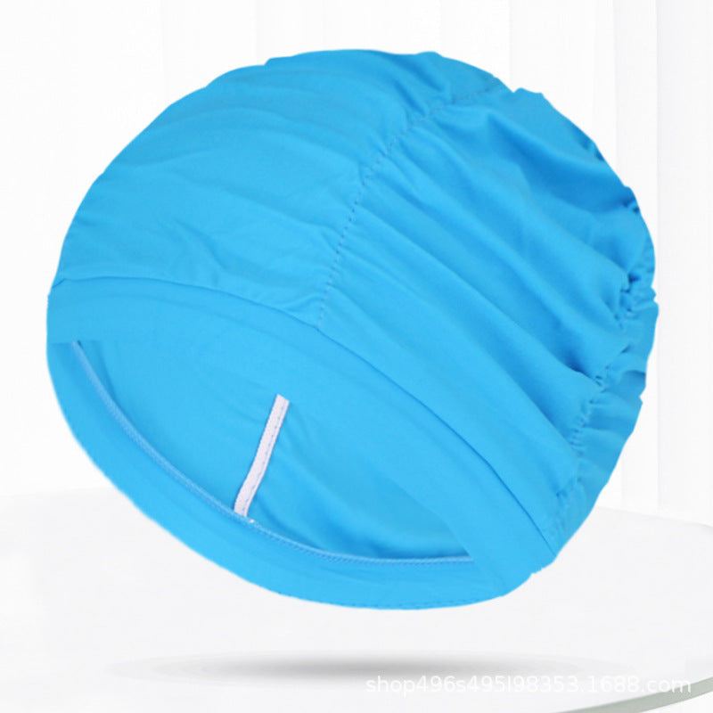 Flowers Printed High Elastic Swimming Cap for Men & Women