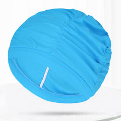 Flowers Printed High Elastic Swimming Cap for Men & Women