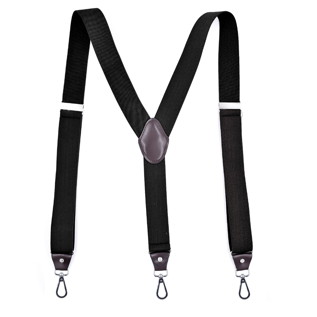 Men's Heavy Duty Suspenders Adjustable Elastic Y Back