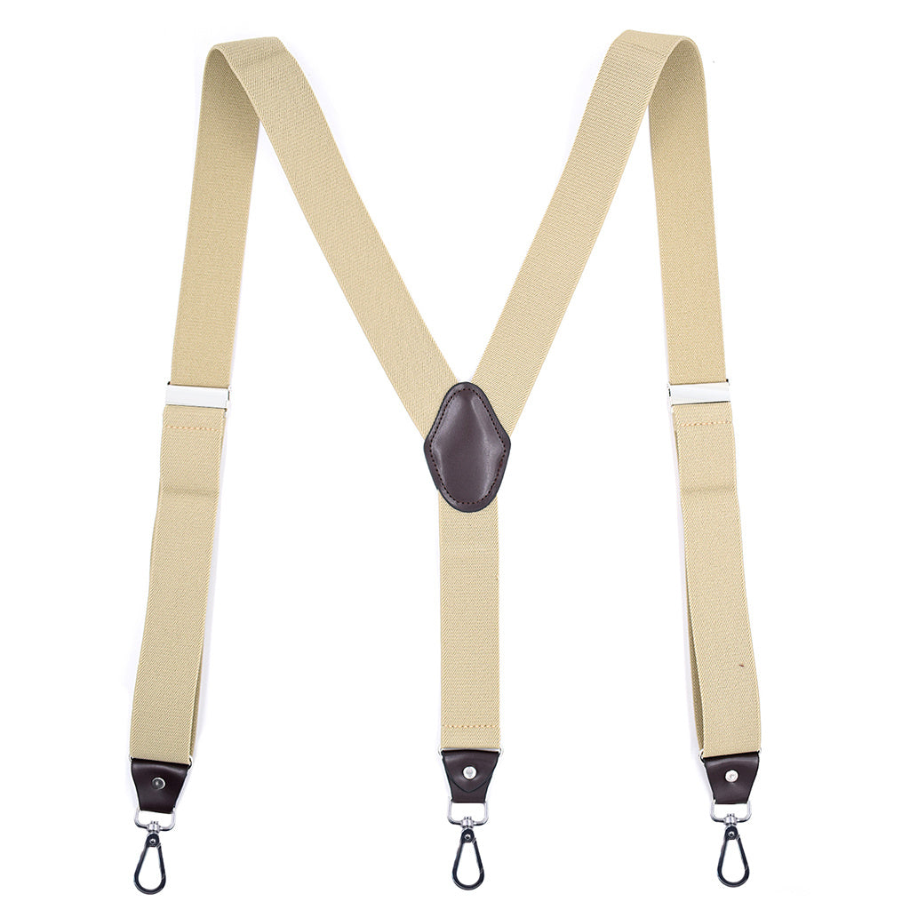 Men's Heavy Duty Suspenders Adjustable Elastic Y Back
