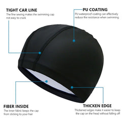 Waterproof Swimming Hat with Ear Protection for Men and Women