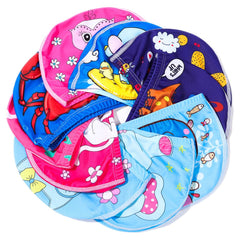 Kids Cartoon Animal Swimming Cap for Ages 3-12