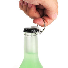 Stainless Steel Mini Bottle Opener Keychain for Camping