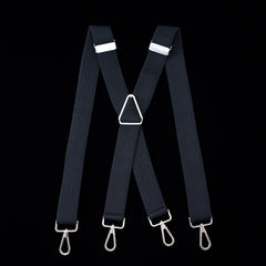 Men's Adjustable Elastic Suspenders Trouser Braces 38inch Wide X-back