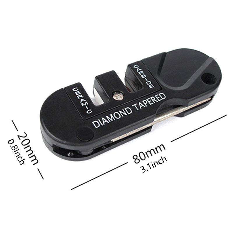 Professional 3 Stage Ceramic Carbide Diamond Sharpener for Food Trucks