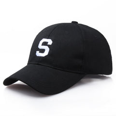 Unisex Letter Embroidered Baseball Cap Men Summer Adjustable Sun Visor Dad Hat