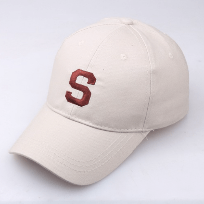 Unisex Letter Embroidered Baseball Cap Men Summer Adjustable Sun Visor Dad Hat
