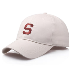 Unisex Letter Embroidered Baseball Cap Men Summer Adjustable Sun Visor Dad Hat