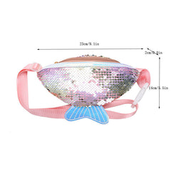 Girls Mermaid Bag Coin Purse Shoulder Strap Children's Accessories