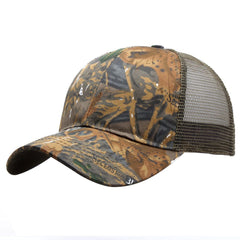 Camouflage Mesh Baseball Cap Tactical Hat for Hiking