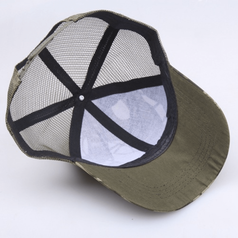 Camouflage Mesh Baseball Cap Tactical Hat for Hiking