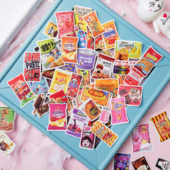 100pcs Pet Graffiti Stickers DIY Student Stationery