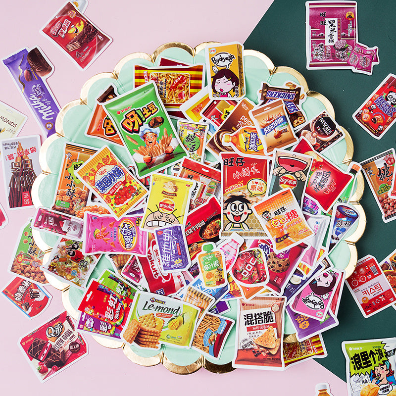 100pcs Pet Graffiti Stickers DIY Student Stationery