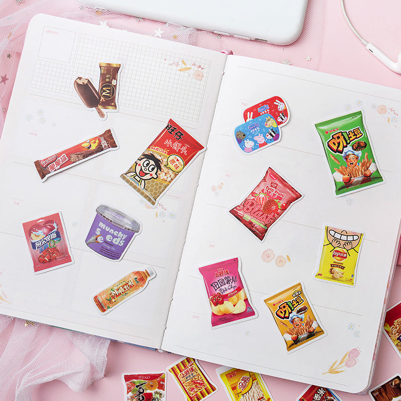 100pcs Pet Graffiti Stickers DIY Student Stationery
