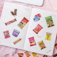100pcs Pet Graffiti Stickers DIY Student Stationery