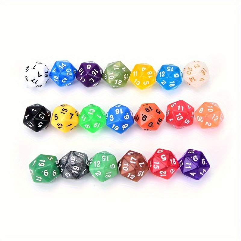 1PC D20 Gaming Dice 20 sided Dice Number 1-20 RPG Game