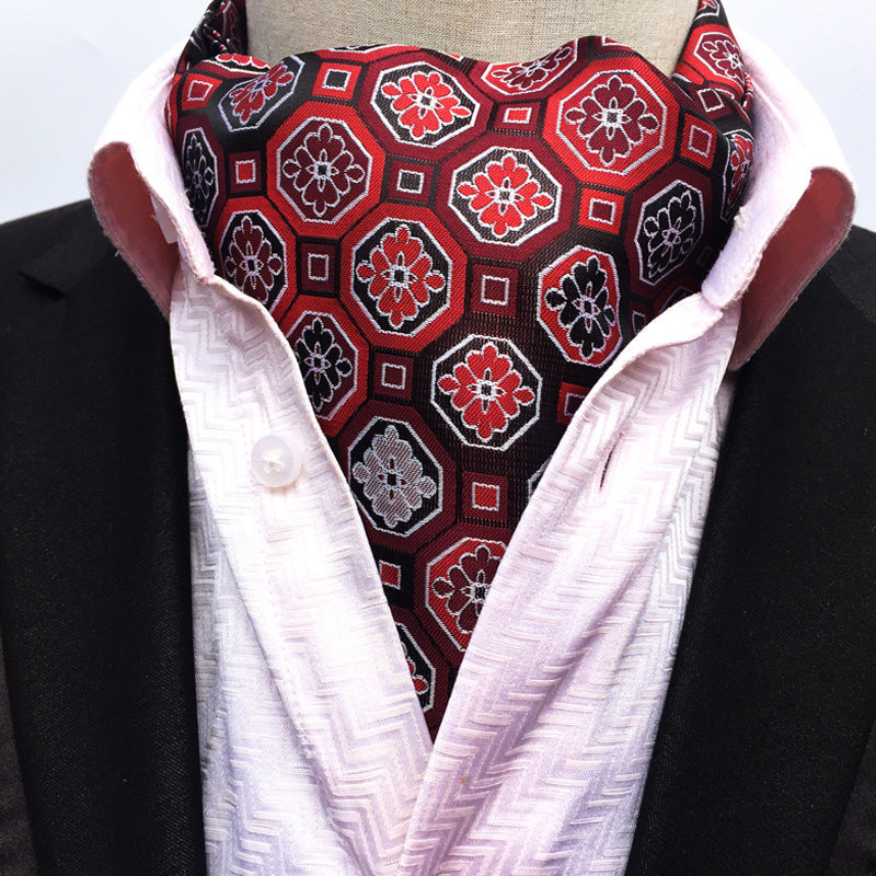 Men's Vintage Polyester Scarf 6x46in 15 5x117cm