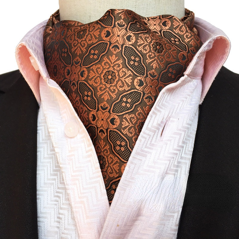 Men's Jacquard Polyester Scarf 6x46inch 15 5x117cm