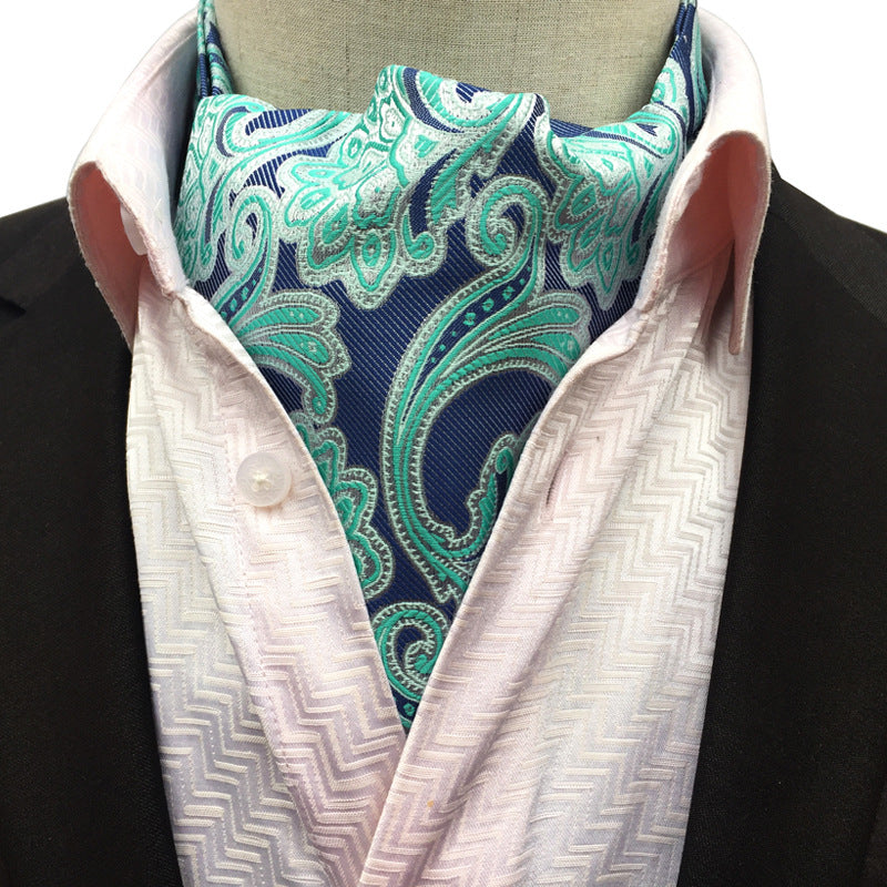 Men's Jacquard Polyester Scarf 6x46inch 15 5x117cm