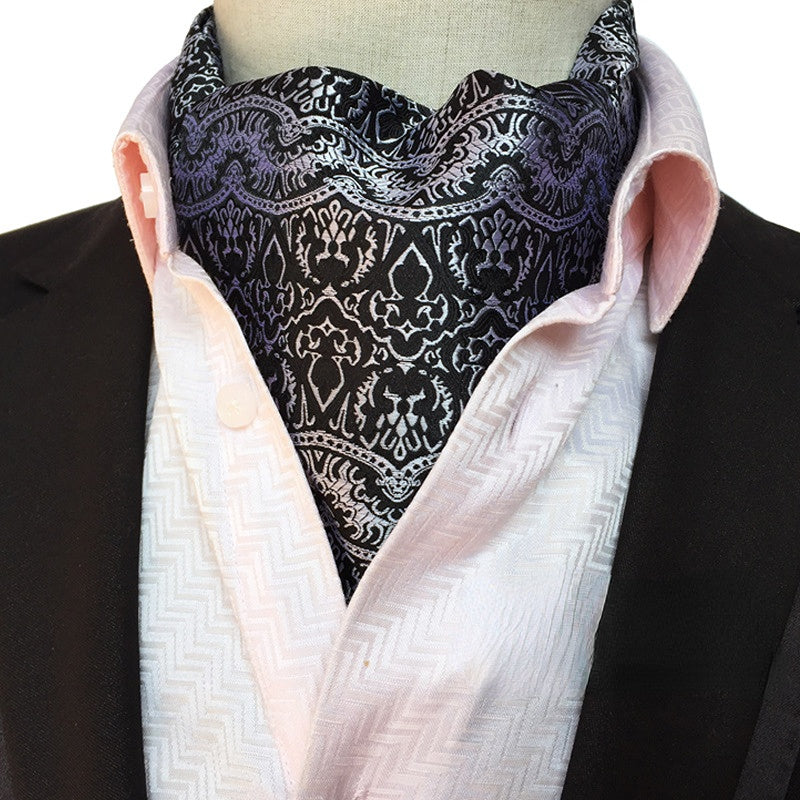 Men's Jacquard Polyester Scarf 6x46inch 15 5x117cm