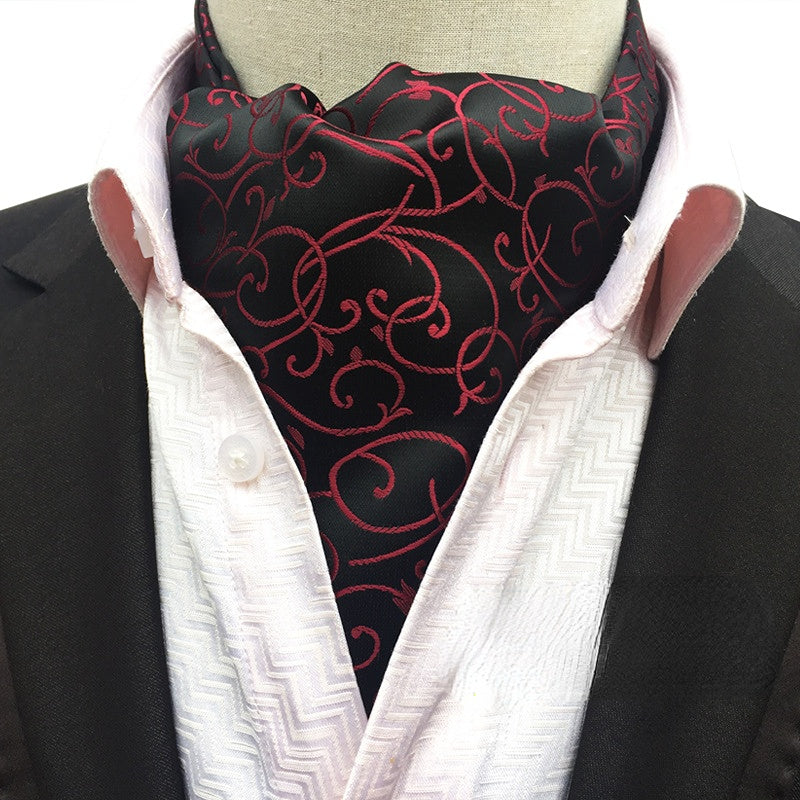 Men's Jacquard Polyester Scarf 6x46inch 15 5x117cm