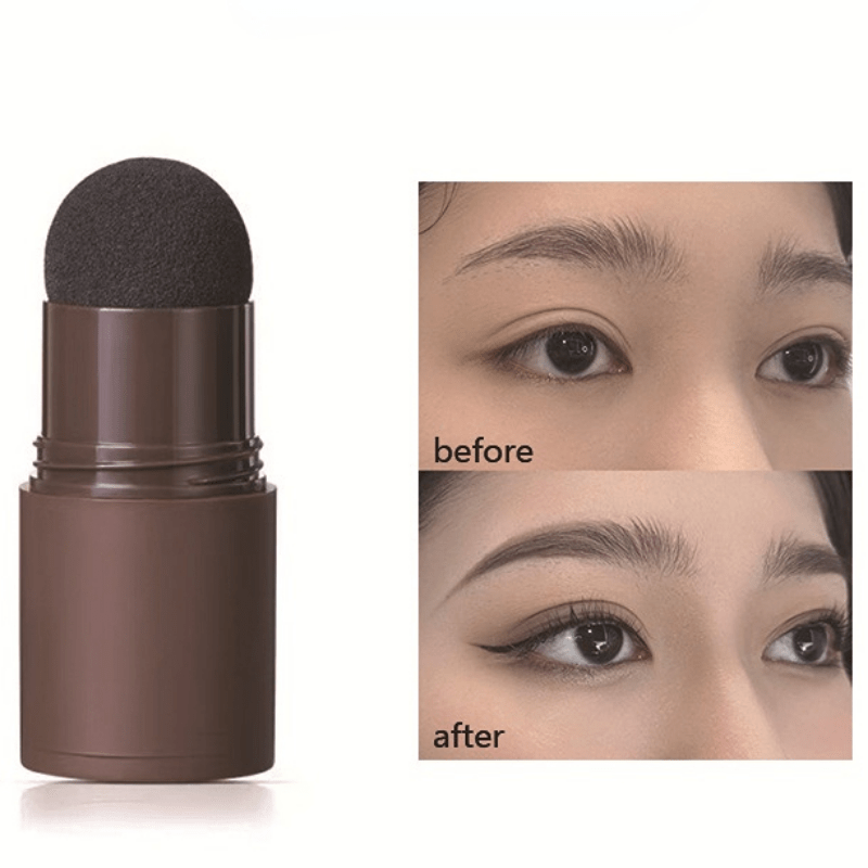 Eyebrow Shaping Kit with Stamp, Stencil, Brushes, Powder Stick - 3 Colors