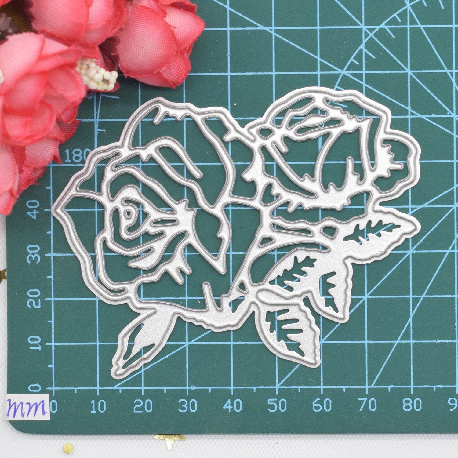 Rose Flower Metal Die Cutting Dies Stencil DIY Scrapbooking Embossing Album