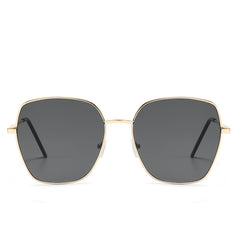 Oversize Polygon Sunglasses Gradient Lens UV Protection