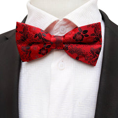 Plum Polyester Men's Bow Tie 6 2 36 4 72inch