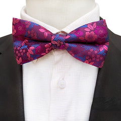 Plum Polyester Men's Bow Tie 6 2 36 4 72inch