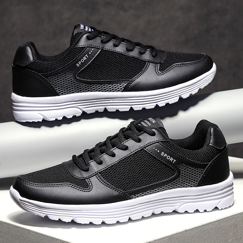 Men's Lightweight Breathable Sneakers Lace-up Running Shoes