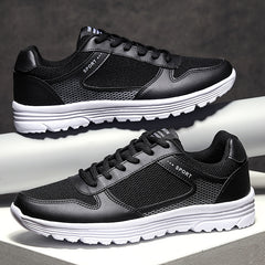 Men's Lightweight Breathable Sneakers Lace-up Running Shoes