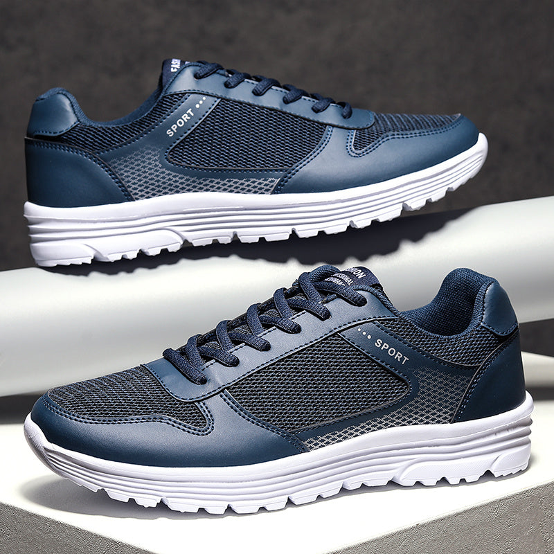 Men's Lightweight Breathable Sneakers Lace-up Running Shoes