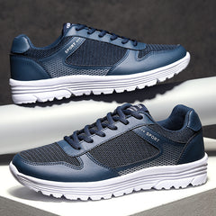 Men's Lightweight Breathable Sneakers Lace-up Running Shoes