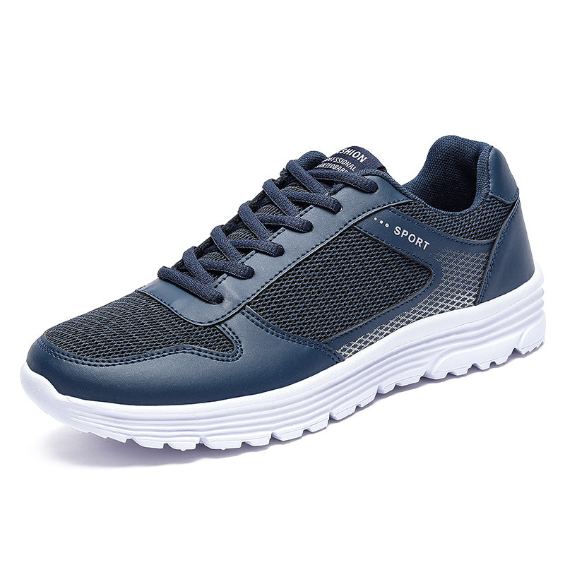 Men's Lightweight Breathable Sneakers Lace-up Running Shoes