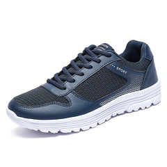 Men's Lightweight Breathable Sneakers Lace-up Running Shoes